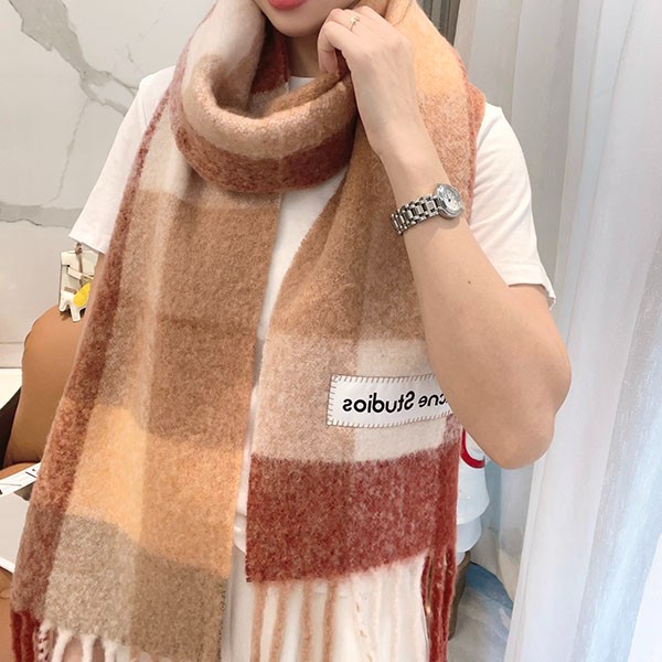 ◆Almost sold out!◆Acne Studios Replica Mohair Check Scarf acp64750