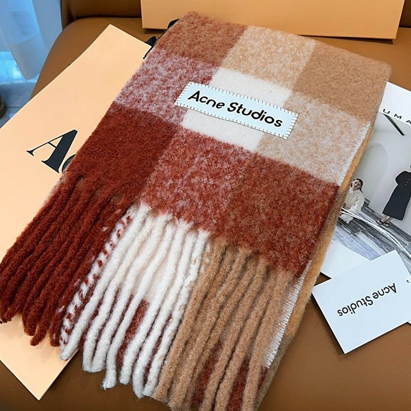 ◆Almost sold out!◆Acne Studios Replica Mohair Check Scarf acp64750