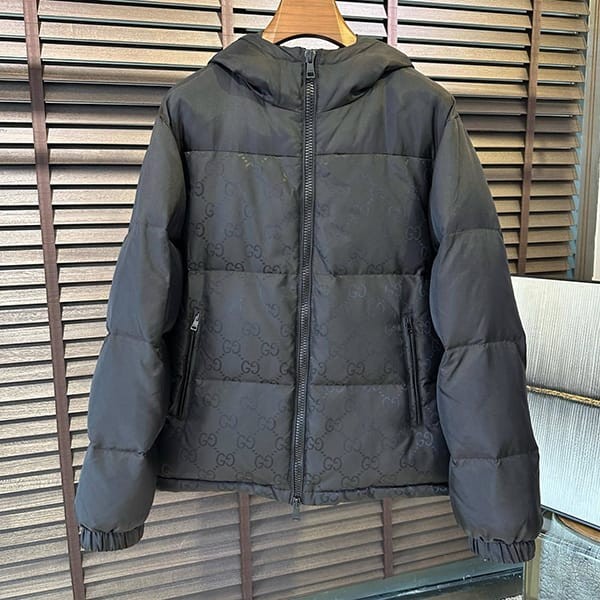Perfect gift: Gucci replica GG nylon canvas down jacket guu76105