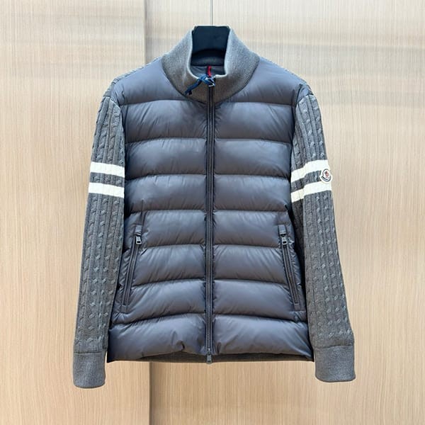 Free shipping Moncler Grade N wool blend down padded cardigan mol28093 Free shipping Moncler Grade N wool blend down padded cardigan mol28093