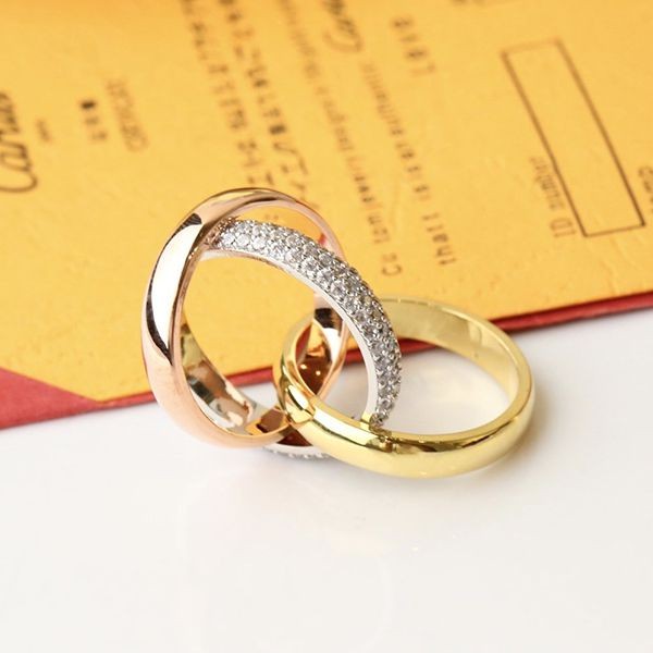 No.1 Popular Cartier Trinity Ring Small Model 18K kah23390 No.1 Popular Cartier Trinity Ring Small Model 18K kah23390