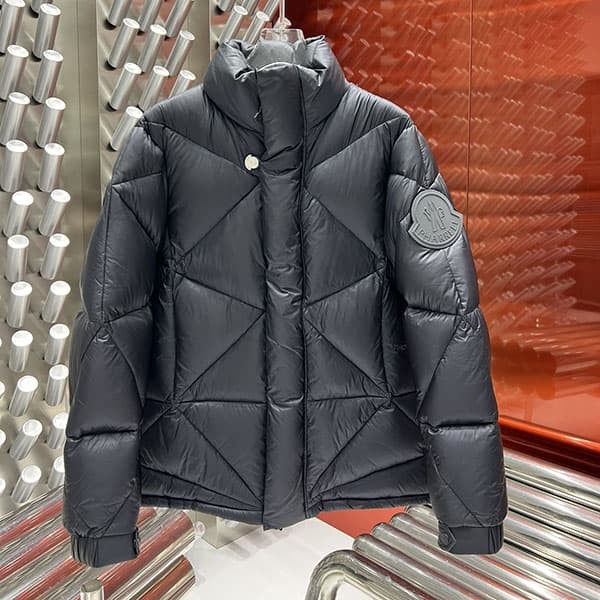Moncler short down jacket, unisex, logo, moq50989 Moncler short down jacket, unisex, logo, moq50989