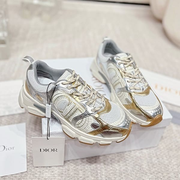 New sale Dior Chrono women's sneakers, parallel import, nude color dem63147