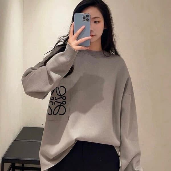 loewe sweater anagram cotton replica lof02192