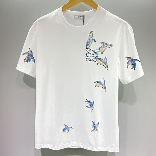 Attention ★ Loewe Penguin T-shirt copy lon75994 Attention ★ Loewe Penguin T-shirt copy lon75994