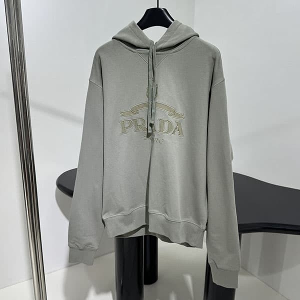 Extremely rare! Prada cotton sweatshirt copy pun22501 Extremely rare! Prada cotton sweatshirt copy pun22501