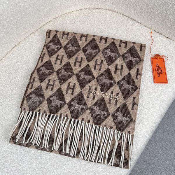 Very popular! [New 2024AW] Hermes Cashmere Scarf Replica erc48203