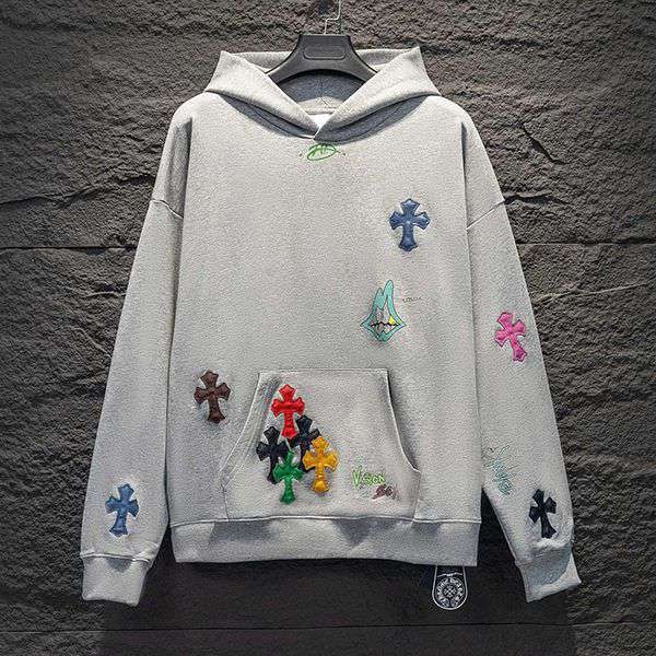 Extremely rare! [Chrome Hearts] Multicolor Cross Hoodie Fake Kus22821