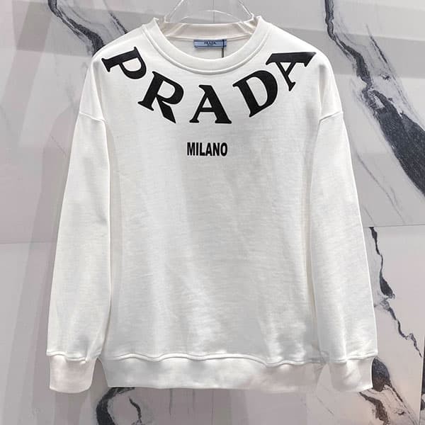 Recommended Prada Logo Round Sweatshirt T-Shirt Parody pua68270