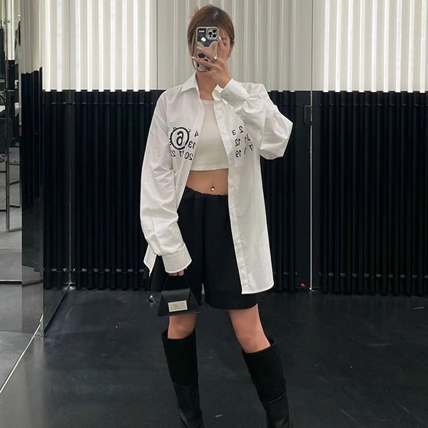 MM6 Cotton Shirt Replica Maa84819