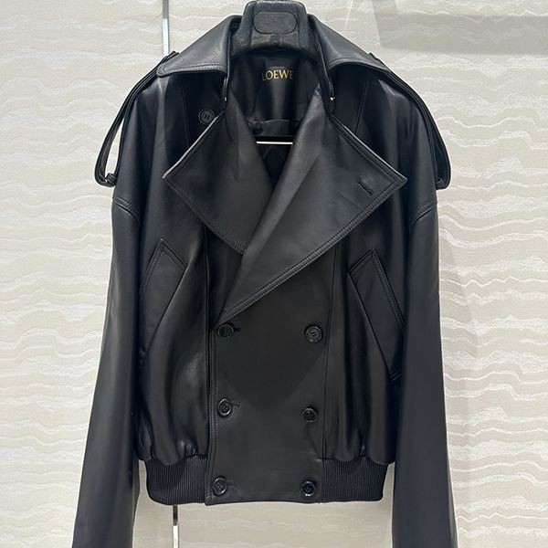 Competition Loewe Nappa Lambskin Balloon Leather Jacket S540Y19L7