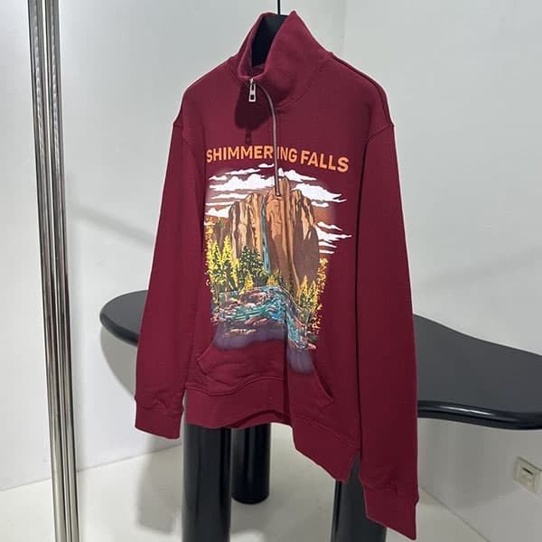 Very popular! Loewe cotton zip-up fake sweatshirt lov16526 Very popular! Loewe cotton zip-up fake sweatshirt lov16526