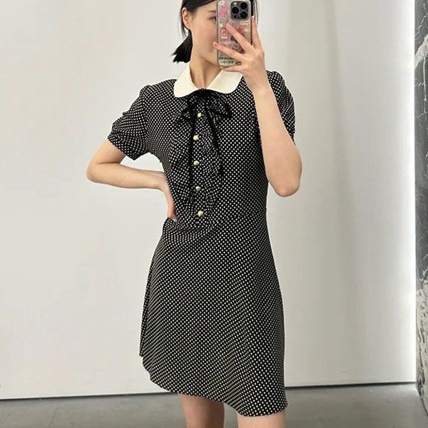 Celine Babydoll Mini Dress 2R01L398V