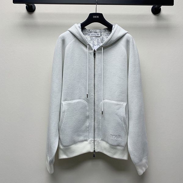 Dior hooded reversible logo hoodie replica dea38617