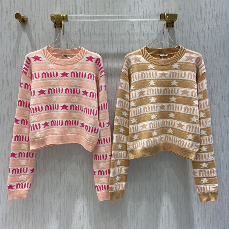 New for Autumn/Winter☆ * Miu Miu fake sweater * Mohair sweater 2 colors myn61052