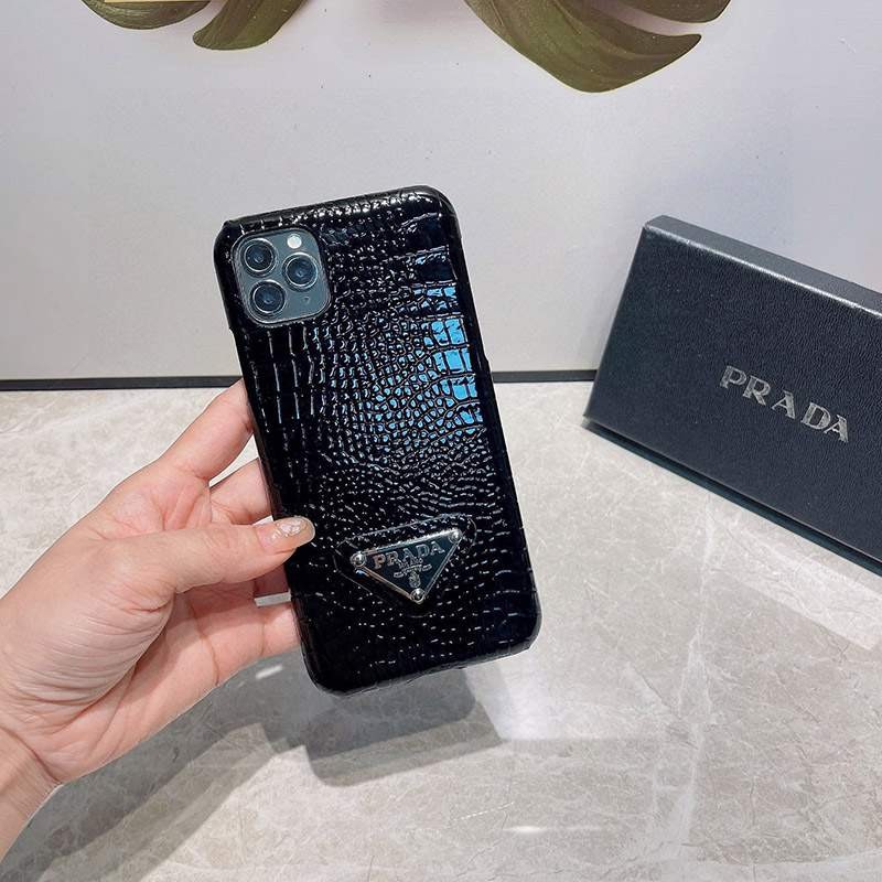 Sold out Prada case copy Triangle crocodile pattern iPhone 12/13/pro case stylish? puo36232