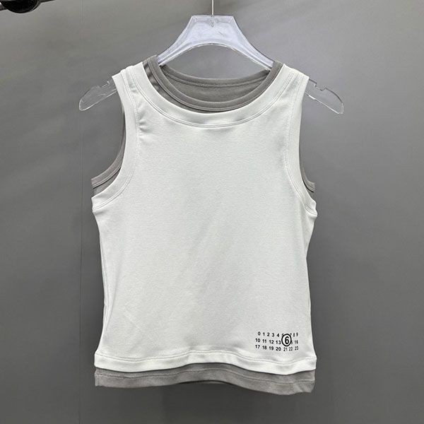 Nice MM6 replica logo tank top Mam58916 Nice MM6 replica logo tank top Mam58916
