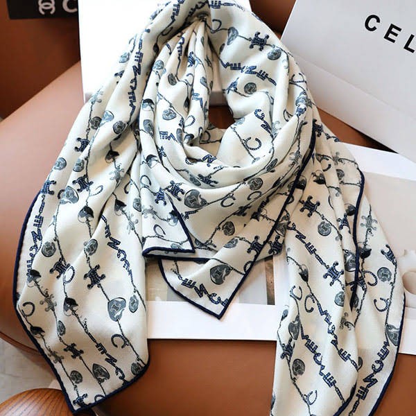 Secured Chanel Replica Carre 140 Summer Stripe Shawl shn42066 Secured Chanel Replica Carre 140 Summer Stripe Shawl shn42066