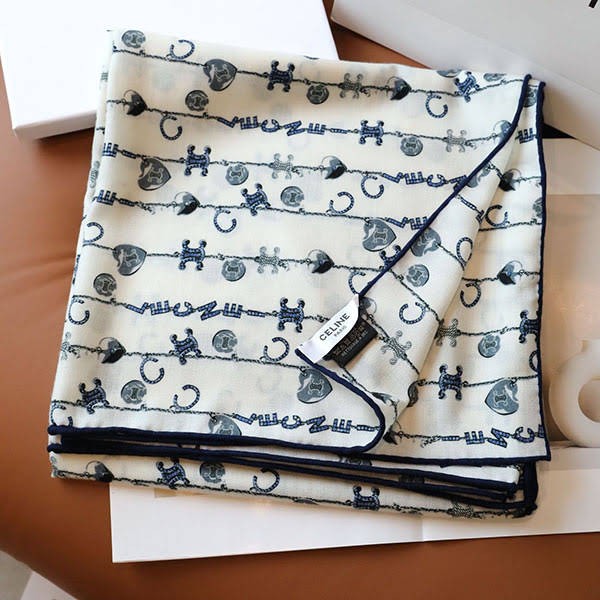 Secured Chanel Replica Carre 140 Summer Stripe Shawl shn42066