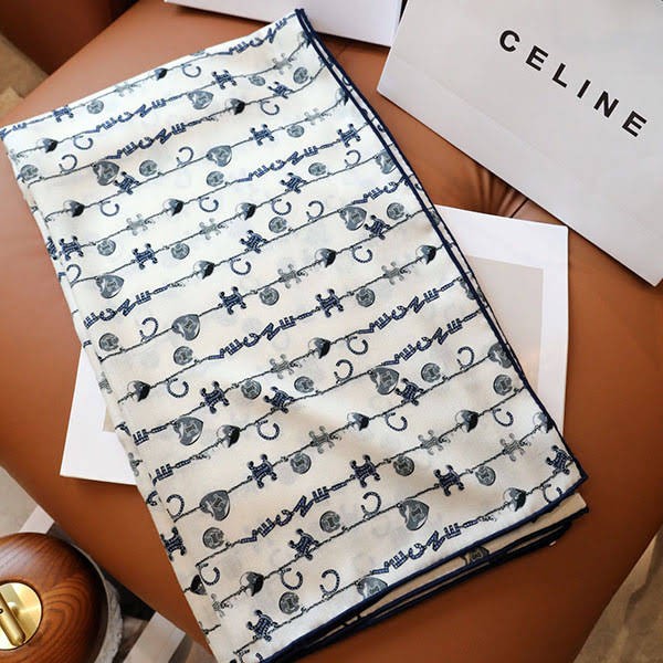 Secured Chanel Replica Carre 140 Summer Stripe Shawl shn42066