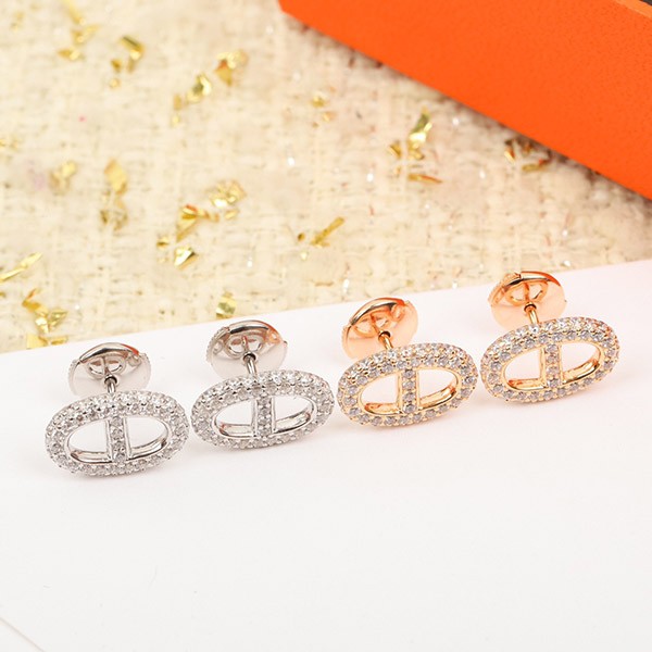 [Not available in Japan] [Popular] ★Hermes★New Farandole Replica Earrings 2 colors H221514B00