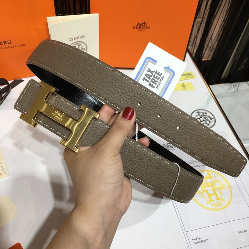 [Not available in Japan] Hermes H Belt Replica Belt Buckle H & Reversible Belt 38 mm era91799