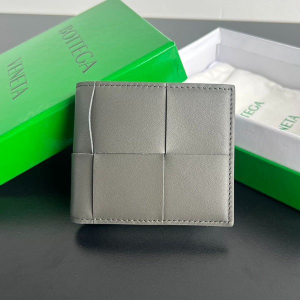 Bottega Veneta Cheap Leather Bi-fold Wallet / Men's bow26250