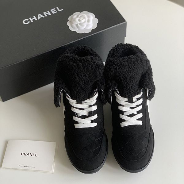 Super low price! Chanel wool replica short boots shz90743