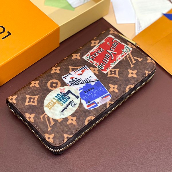 Louis Vuitton Monogram Sticker Zippy Wallet Long Wallet Replica M62149 Louis Vuitton Monogram Sticker Zippy Wallet Long Wallet Replica M62149