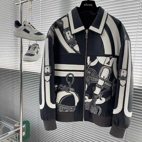 Luxury jacket? Hermes leather jacket replica erk74800 Luxury jacket? Hermes leather jacket replica erk74800