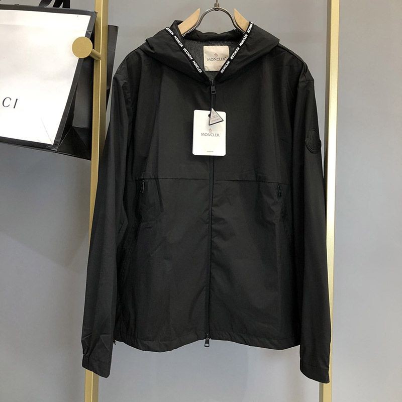 21AW New Arrivals [Moncler Jacket Replica] Simple Nylon Black G10911A7380054155