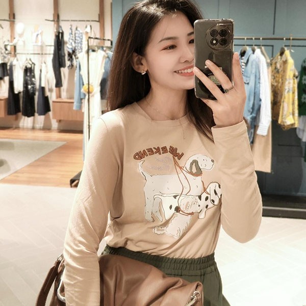 Weekend Max Mara replica crew neck long sleeve T-shirt mao87382 Weekend Max Mara replica crew neck long sleeve T-shirt mao87382