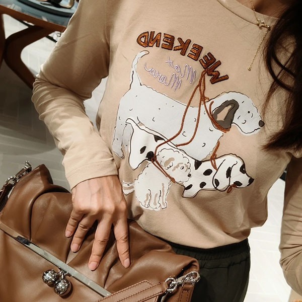 Weekend Max Mara replica crew neck long sleeve T-shirt mao87382