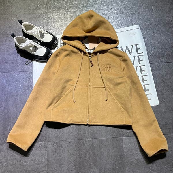 Easy to use Miu Miu replica cotton hoodie myg01119 Easy to use Miu Miu replica cotton hoodie myg01119