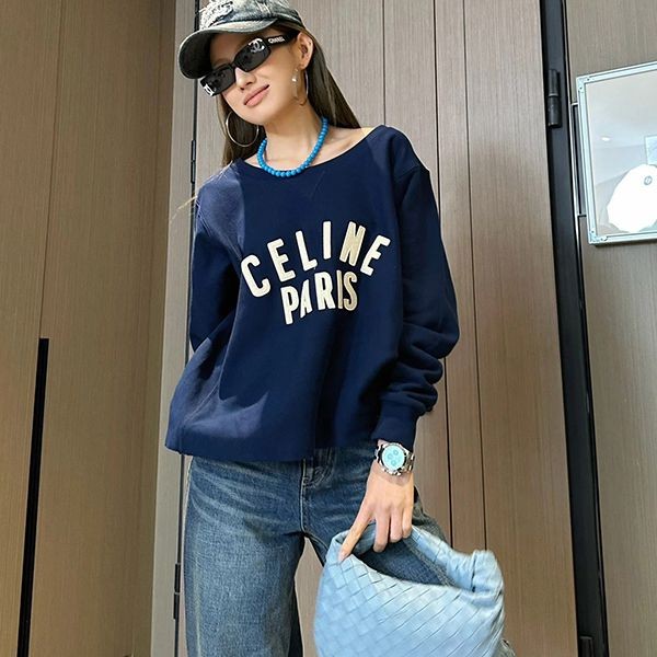Celine PARIS loose sweatshirt copy 2Y43E649W