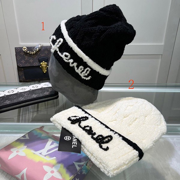 Chanel logo knit cap replica shd25853 Chanel logo knit cap replica shd25853