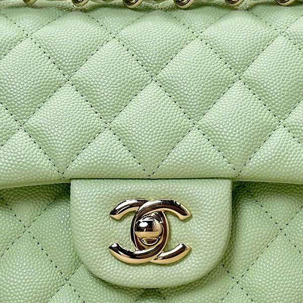 New color ☆ Chanel mini chain shoulder bag copy ☆ Light green shf47284