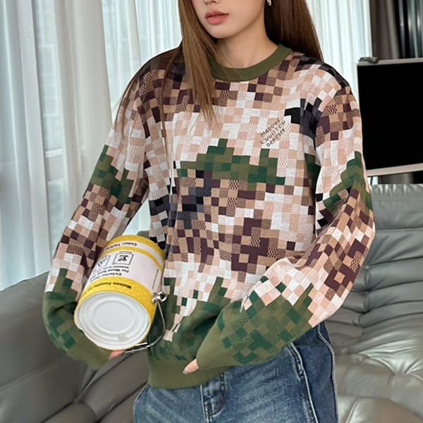 Super low price! Louis Vuitton Damier Cotton Jacquard Parallel import 1AFIVR