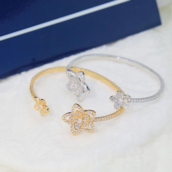 World-famous? GRAFF Wildflower Open Diamond Bangle 2 colors RGB513