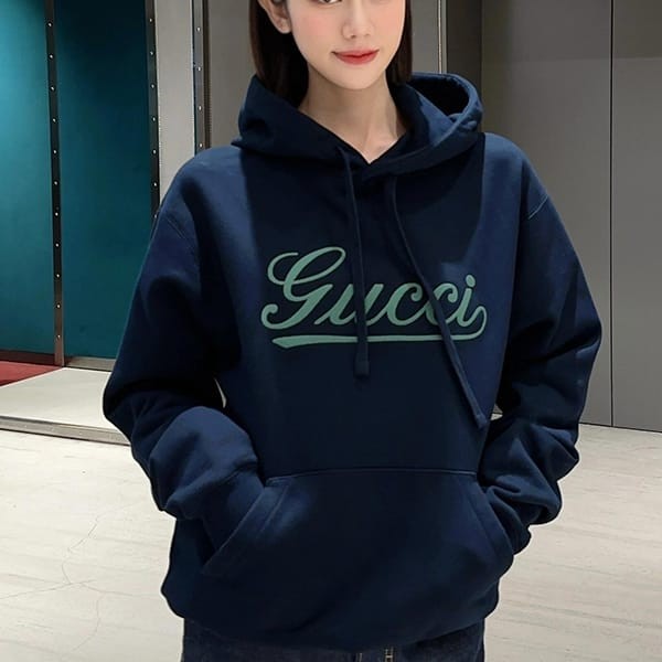 No. 1 in total sales! Gucci replica cotton jersey hooded sweatshirt 788771XJGQK4215