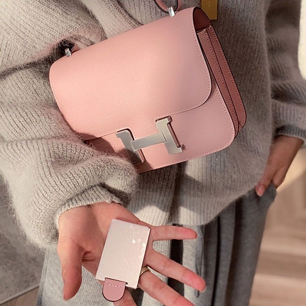 Hermes Replica Constance Mini 18 with Mirror and Silver Hardware erj75155