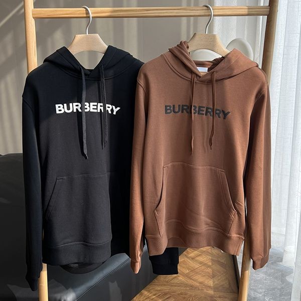 Super Hot Topic! Burberry Second Edition Logo Print Cotton Jersey Hoodie Baq98599