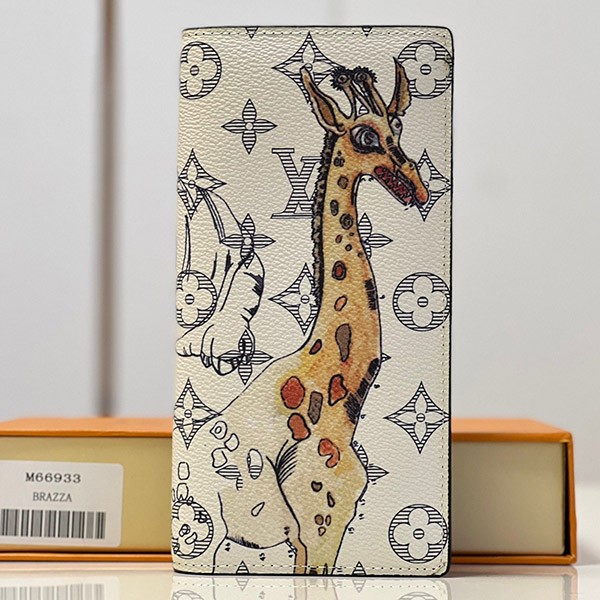 Love at first sight? Louis Vuitton Giraffe Monogram Long Wallet Replica M66933 Love at first sight? Louis Vuitton Giraffe Monogram Long Wallet Replica M66933