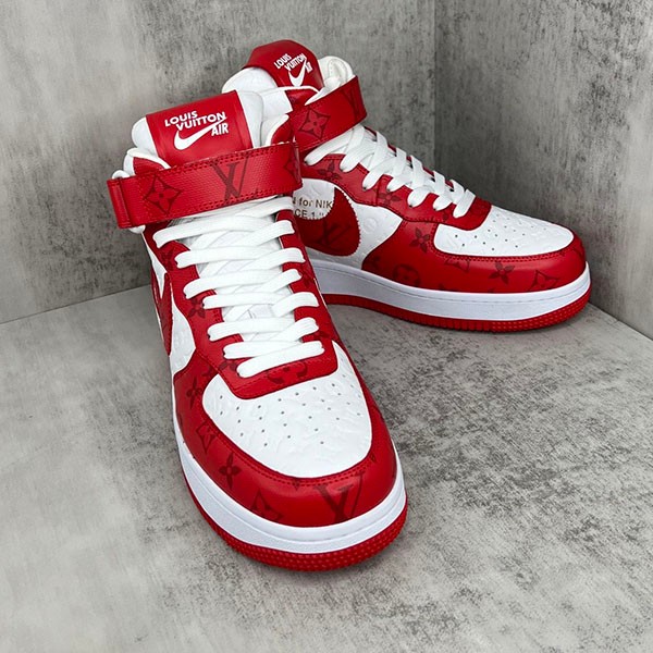 Hard to find Louis Vuitton x Nike replica Air Force 1 Mid by Virgil Abloh nar49102