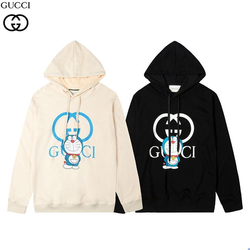 Eye-catching color Gucci x Doraemon Super Copy ★ Collaboration ★ Cotton hoodie guh23486