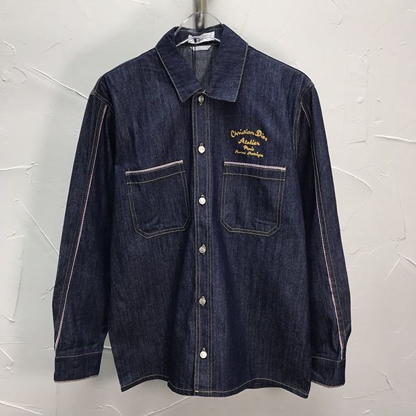 The hot topic! Dior Atelier Over Denim Shirt Replica 213D589AY506582 The hot topic! Dior Atelier Over Denim Shirt Replica 213D589AY506582