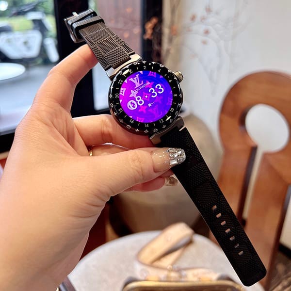 Secured Louis Vuitton Tambour Horizon Smartwatch Replica vub31100
