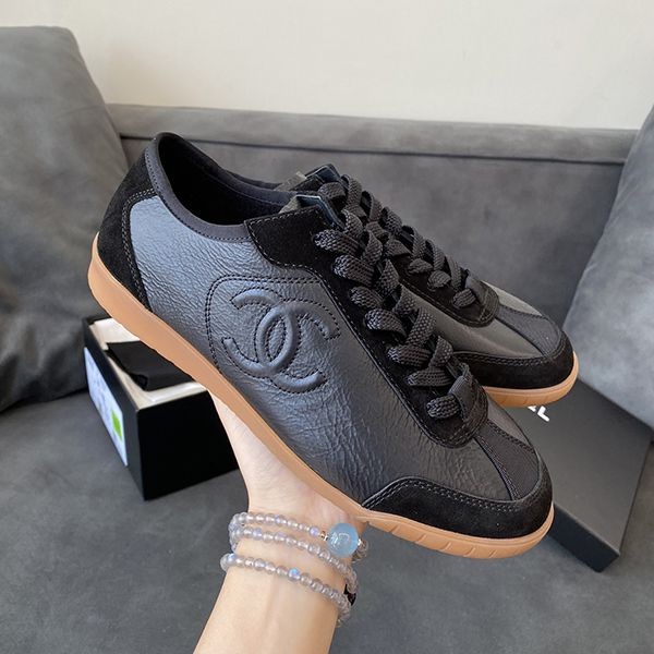 Chanel suede calfskin sneakers parody [stylish ☆ simple] shy85979