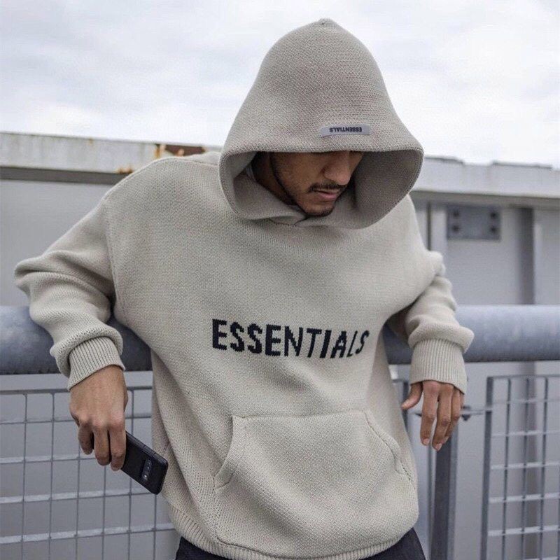 Sold out Essentials Hoodie Fear of God Knit Hooded Jumper fii91337
