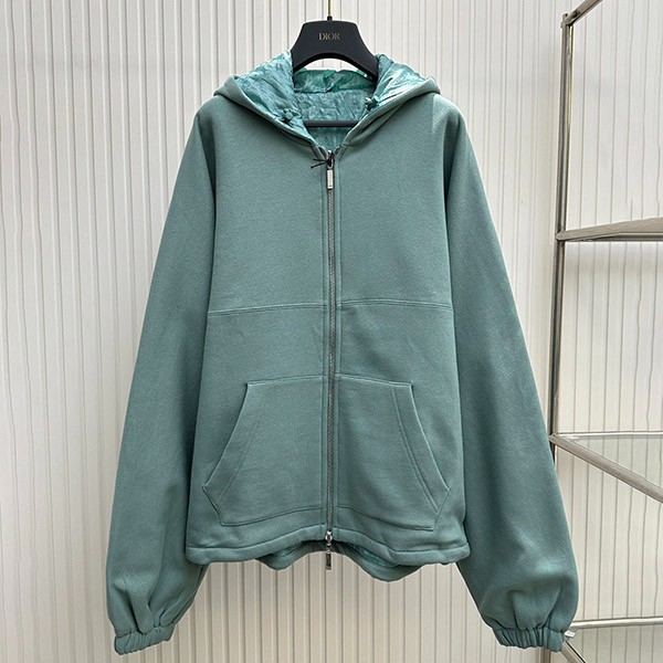 Nice Dior reversible copy zip-up hoodie den28828